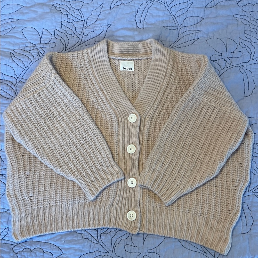 Babaa Wool Cardigan Sweater no19